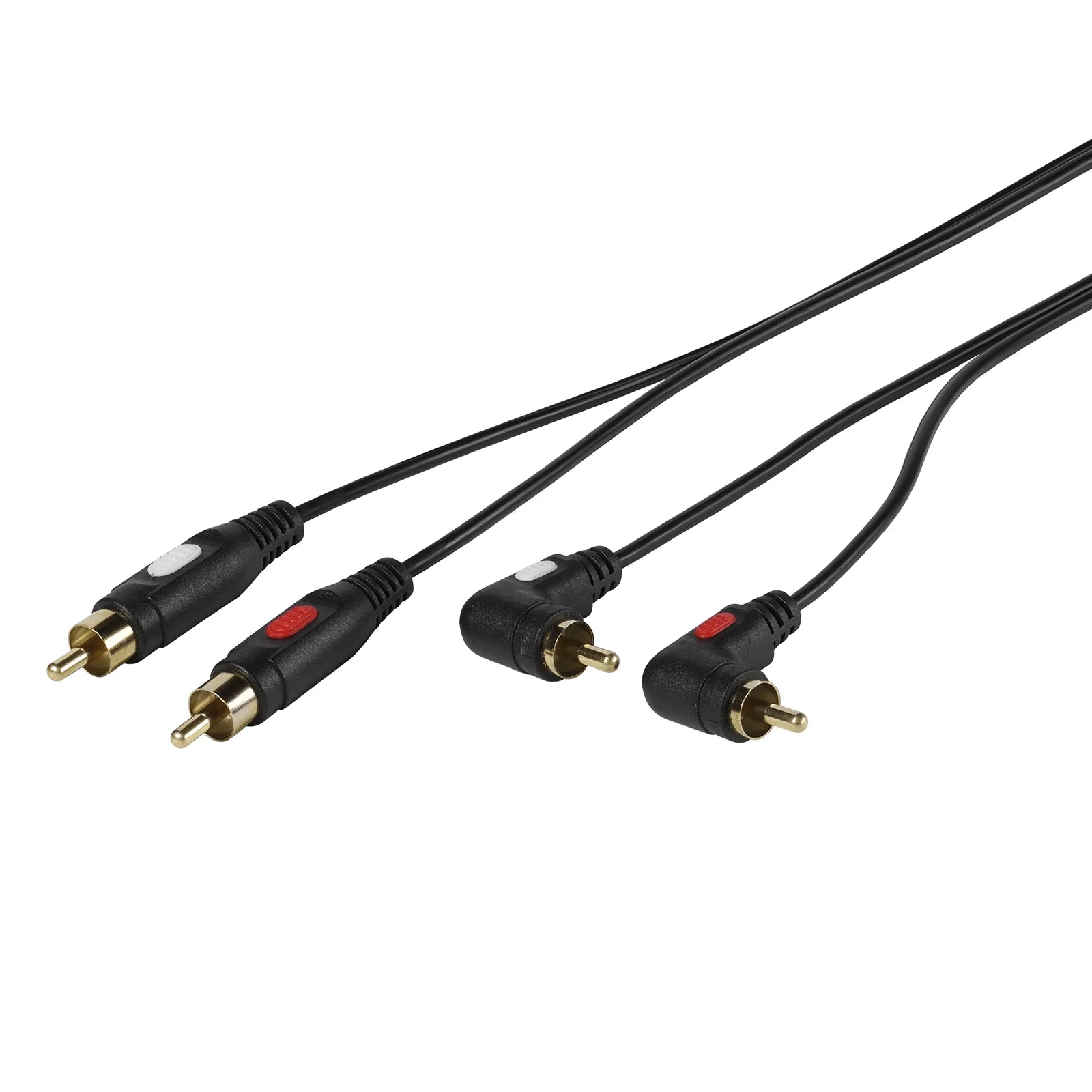 Kabel  audio Vivanco 46126 RCA 1,5m Czarny