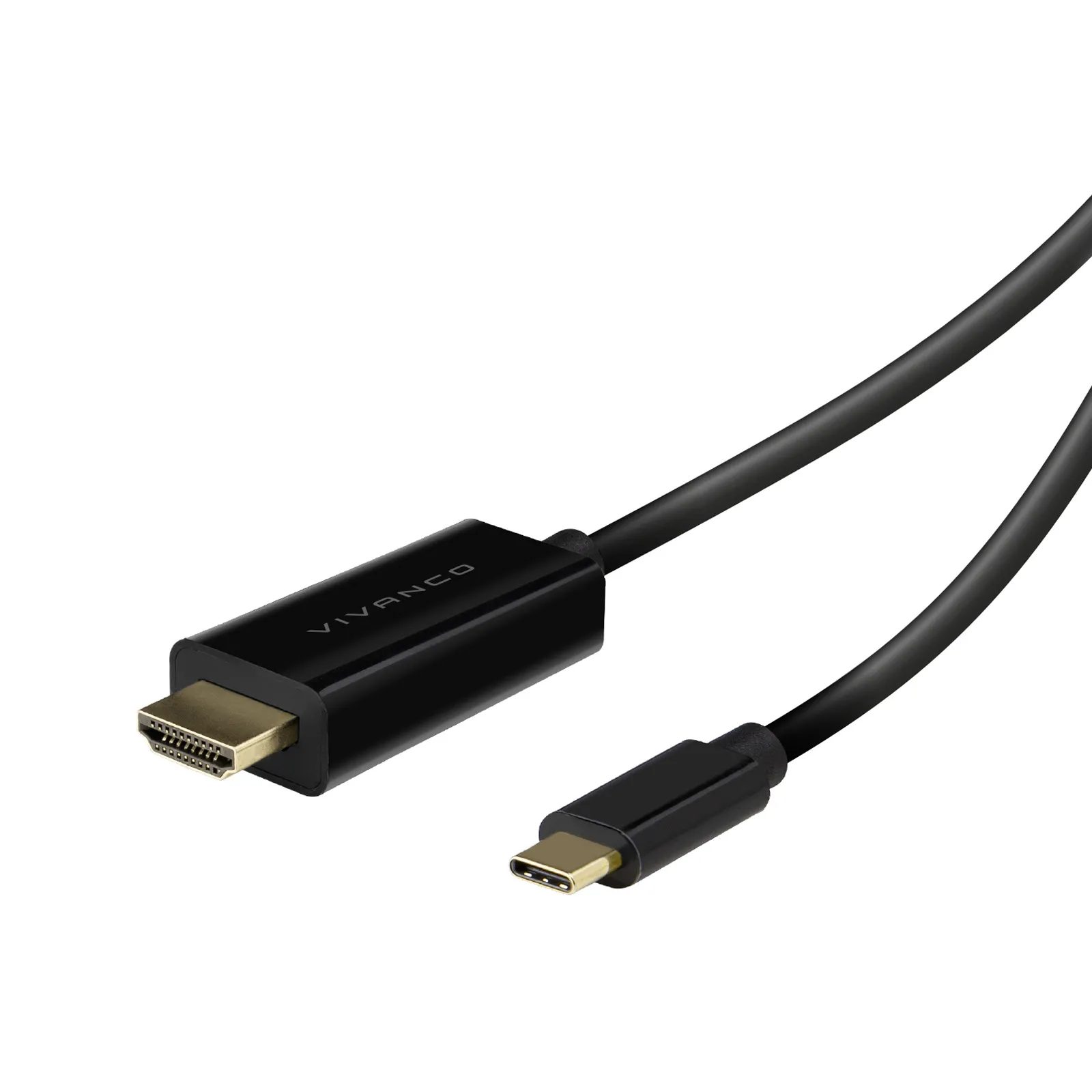 Kabel HDMI Vivanco VNITTYCHDMI15MMG HDMI-USB-C 1,5m Czarny