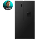 Gorenje G400 SBS NRS917E41BXWD  No Frost Plus 178,6cm MultiFlow SuperCool Komora świeżości Czarny