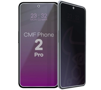 Szkło hybrydowe Bizon prywatyzujące Glass Mule Shadow do Nothing CMF Phone 2 Pro