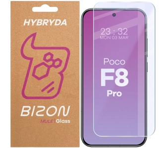 Szkło hybrydowe Bizon elastyczne Glass Mule do Xiaomi POCO F8 Pro