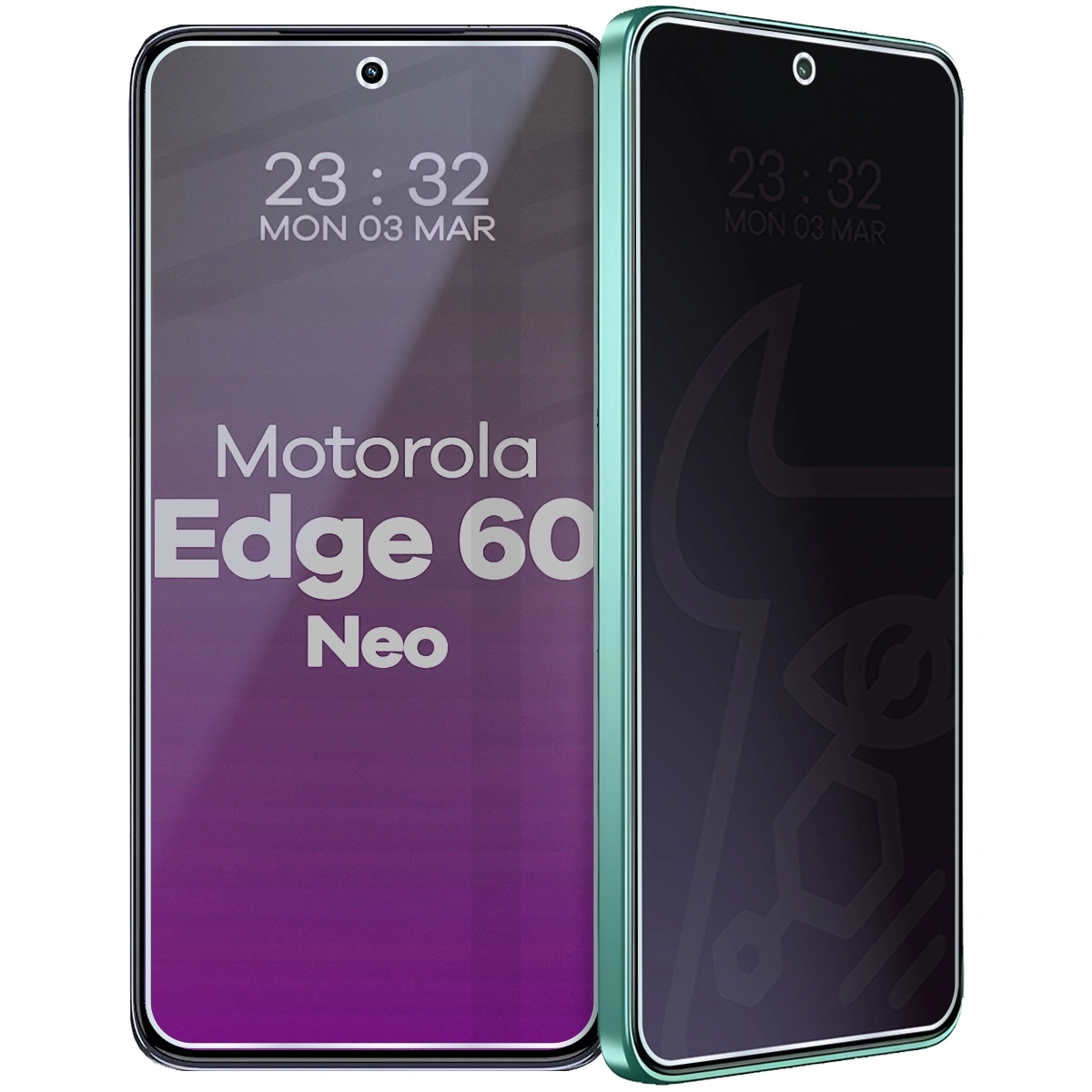 Szkło hybrydowe Bizon prywatyzujące Glass Mule Shadow do Motorola Edge 60 Neo