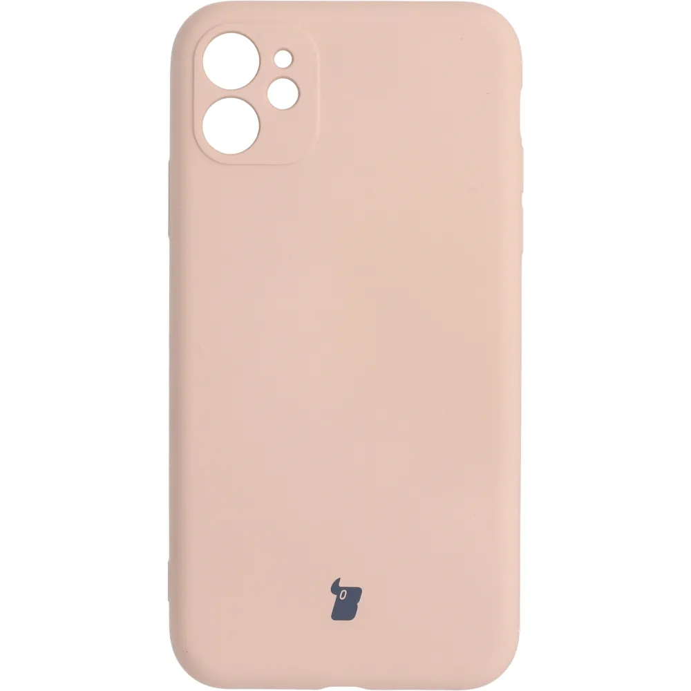 Etui Bizon Silicone do iPhone 11 Jasnoróżowy