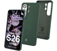 Bizon Soft do Galaxy S26 Ultra Ciemnozielony