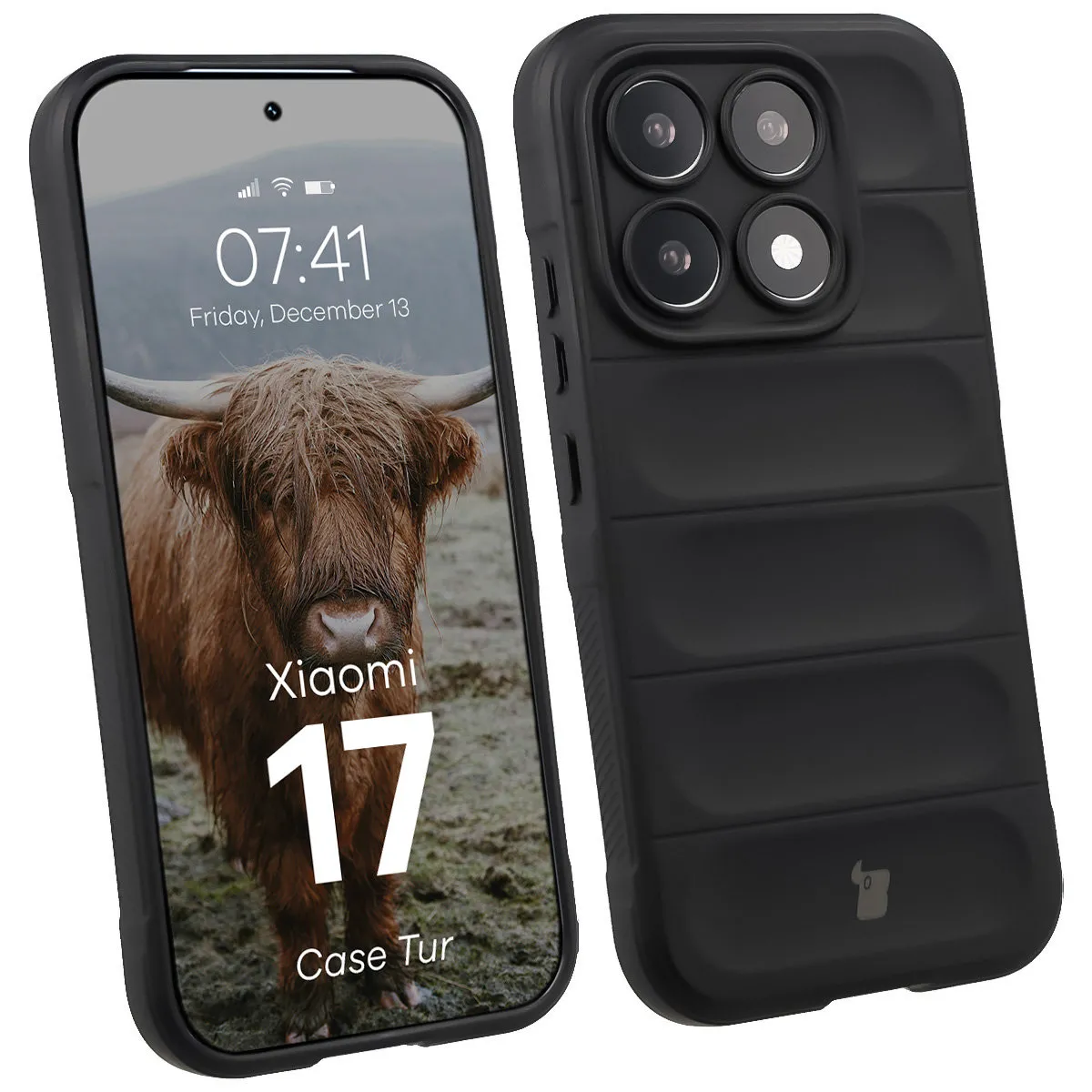 Etui Bizon Tur do Xiaomi 17 Czarny