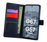 Bizon Pocket do Motorola Moto G57 Power / G67 Power Granatowy