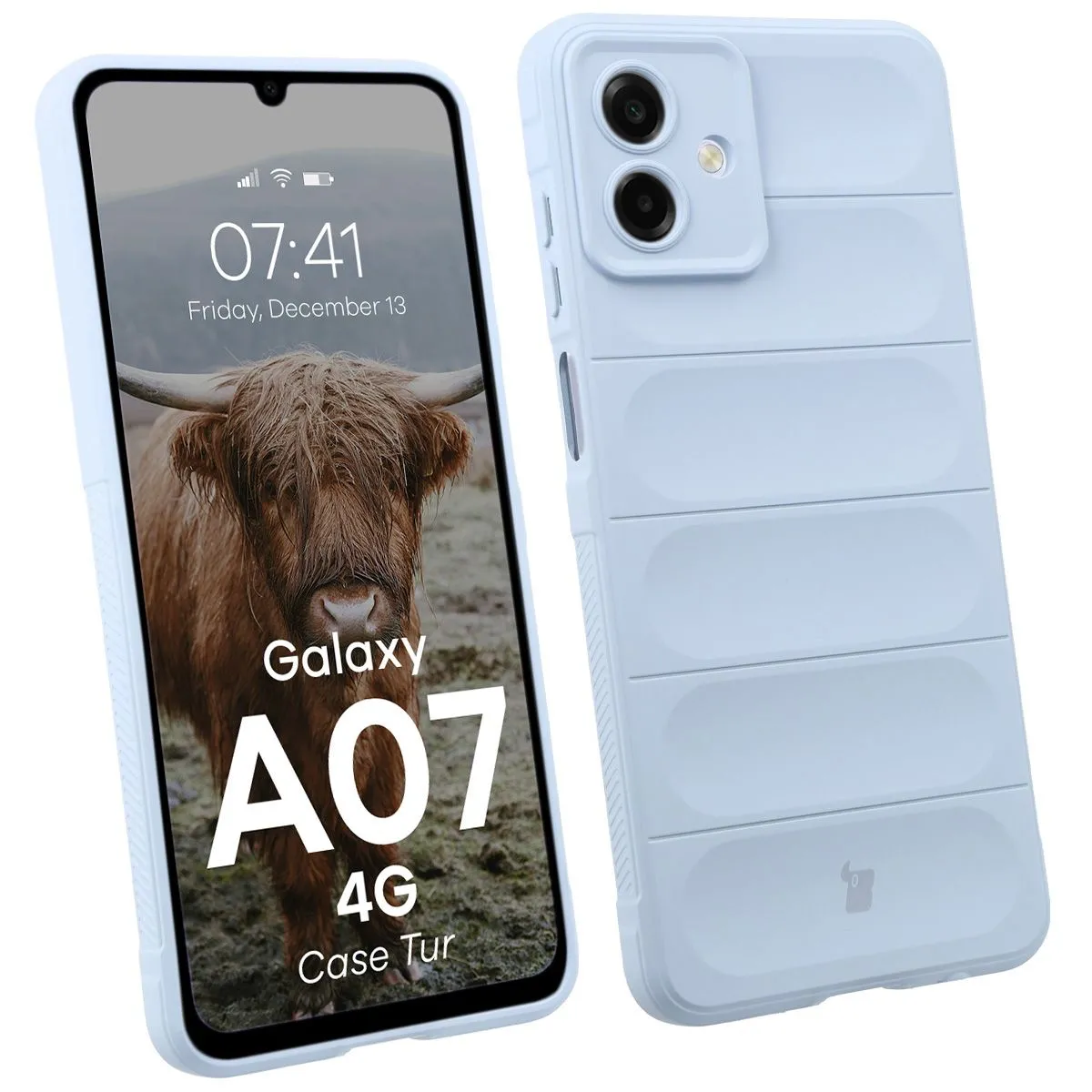 Etui Bizon Tur do Galaxy A07 4G Jasnoniebieski
