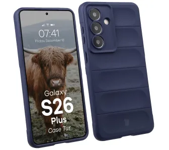 Etui Bizon Tur do Galaxy S26 Plus Granatowy