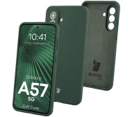 Bizon Soft do Galaxy A57 5G Ciemnozielony