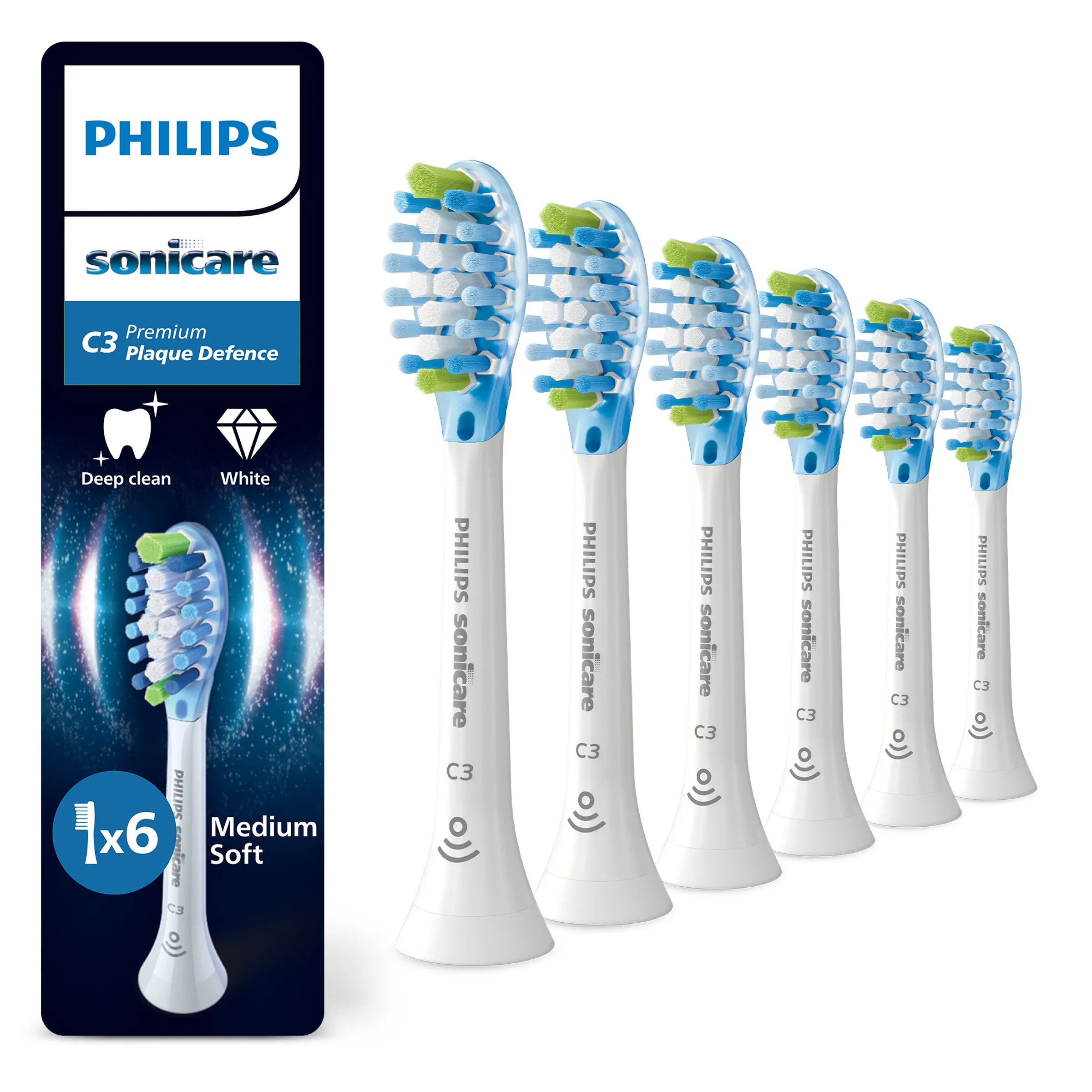 Końcówka do szczoteczki Philips Sonicare Premium Plaque Defence HX9046/87 6szt.