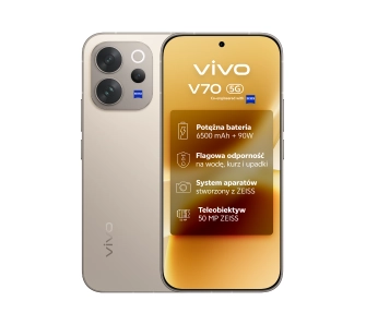 Smartfon vivo V70 5G 8/512GB 6,59" 120Hz 50Mpix Szary