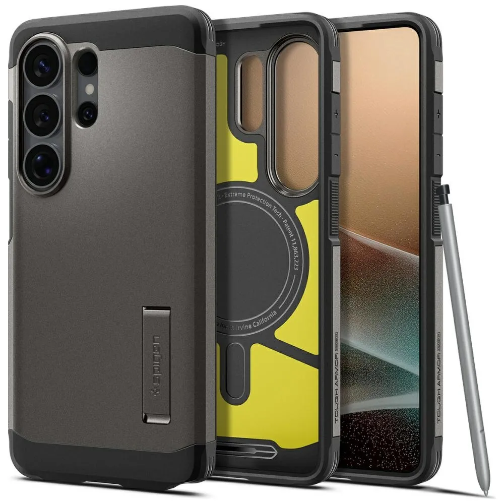 Etui Spigen Tough Armor Mag do Galaxy S26 Ultra Szary