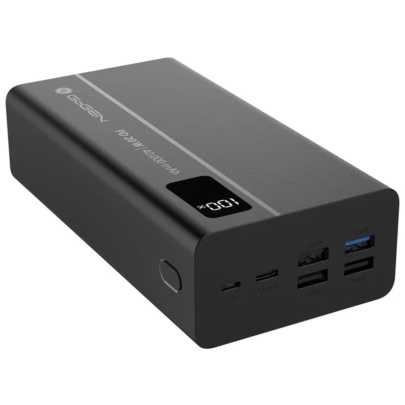 Powerbank GoGEN PB400001B PD 40000mAh 20W Czarny