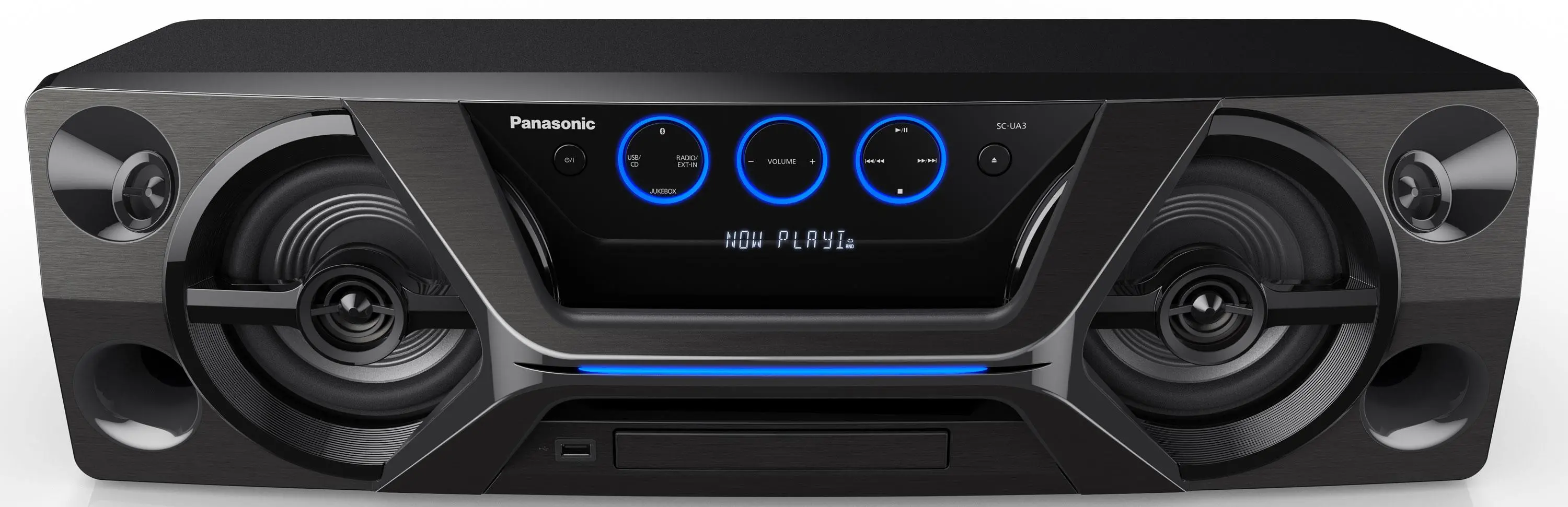 Power Audio Panasonic SC-UA4E 300W Bluetooth Radio FM/DAB Czarny