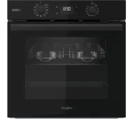 Whirlpool OMSR58CU1SZB EasyGrill Steam+ Termoobieg Czarny