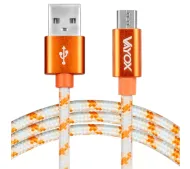 Vayox VA0145 USB-A do microUSB 1,5m Pomarańczowy