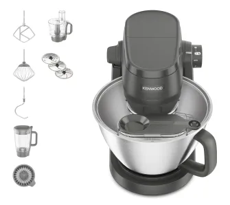 Robot planetarny Kenwood Multi Tasker KHC30.050GY 1000W Wyciskarka do cytrusów Rozdrabniacz Blender kielichowy