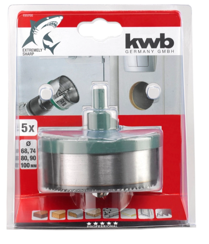 Zestaw otwornic Einhell 5szt 25-30mm 49499700