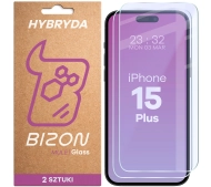 Bizon elastyczne Glass Mule Duo do iPhone 15 Plus 2 sztuki