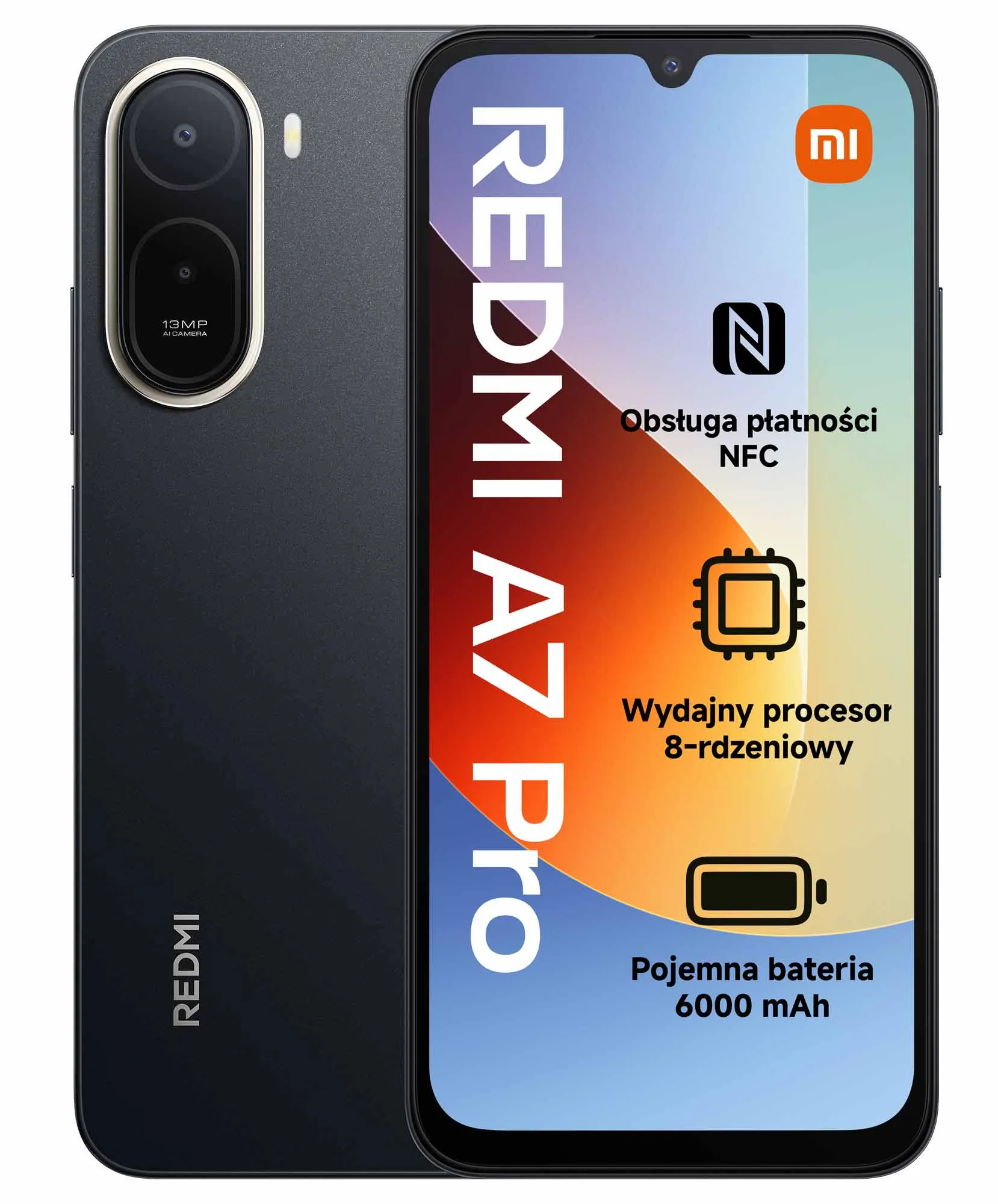 Smartfon Xiaomi REDMI A7 Pro 4/64GB 6,9" 120Hz 13Mpix Czarny
