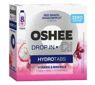 OSHEE Drop In Witaminy i Minerały Winogrona Smoczy owoc 8szt.