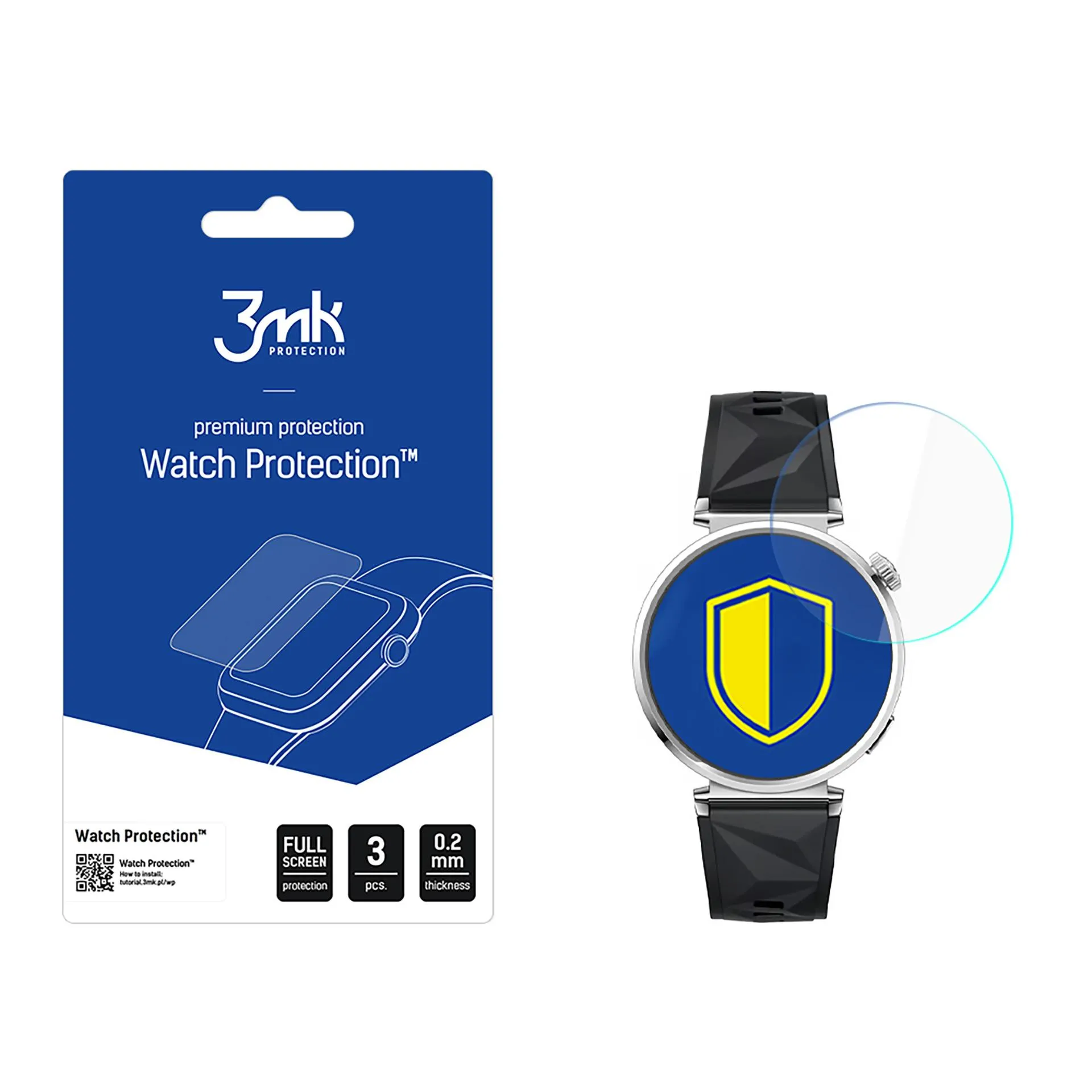 Szkło hybrydowe 3mk Watch Protection FlexibleGlass do Huawei Watch GT 5 41mm