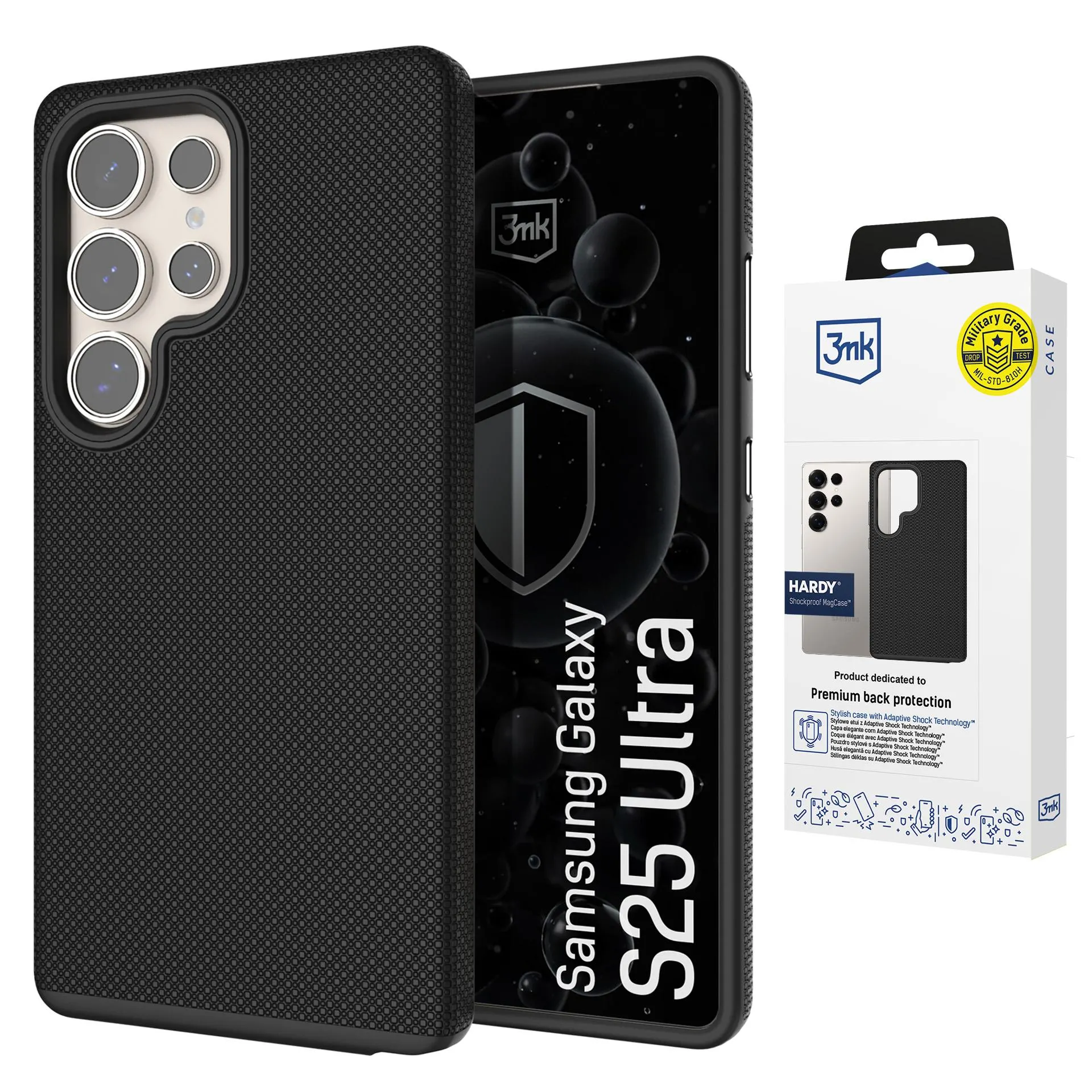 Etui 3mk Hardy Shockproof MagCase do Galaxy S25 Ultra Czarny