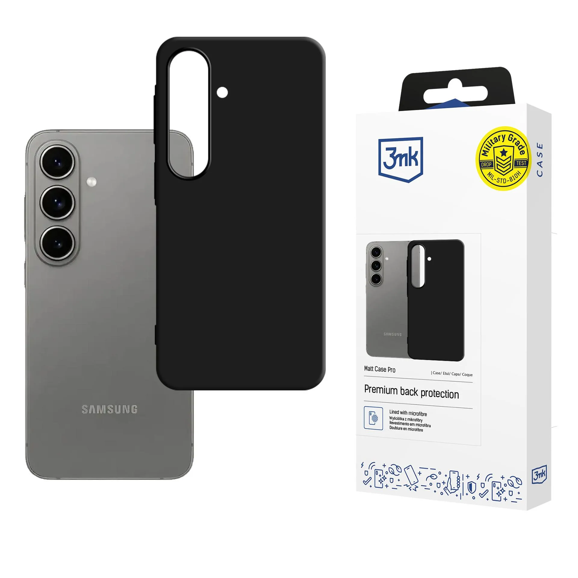 Etui 3mk Matt Case Pro do Galaxy A57 Czarny