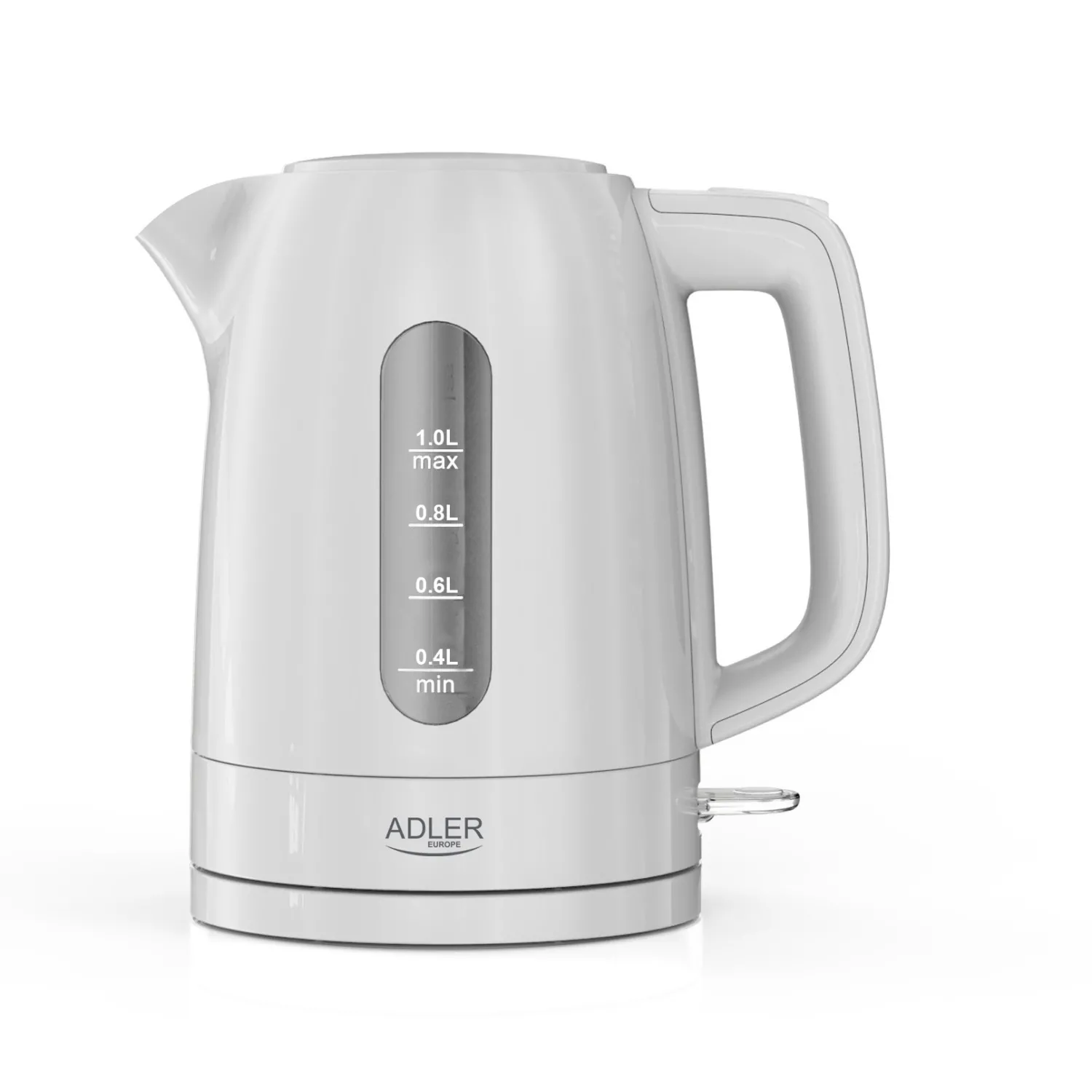 Czajnik Adler AD 1380W 1l 2200W Biały