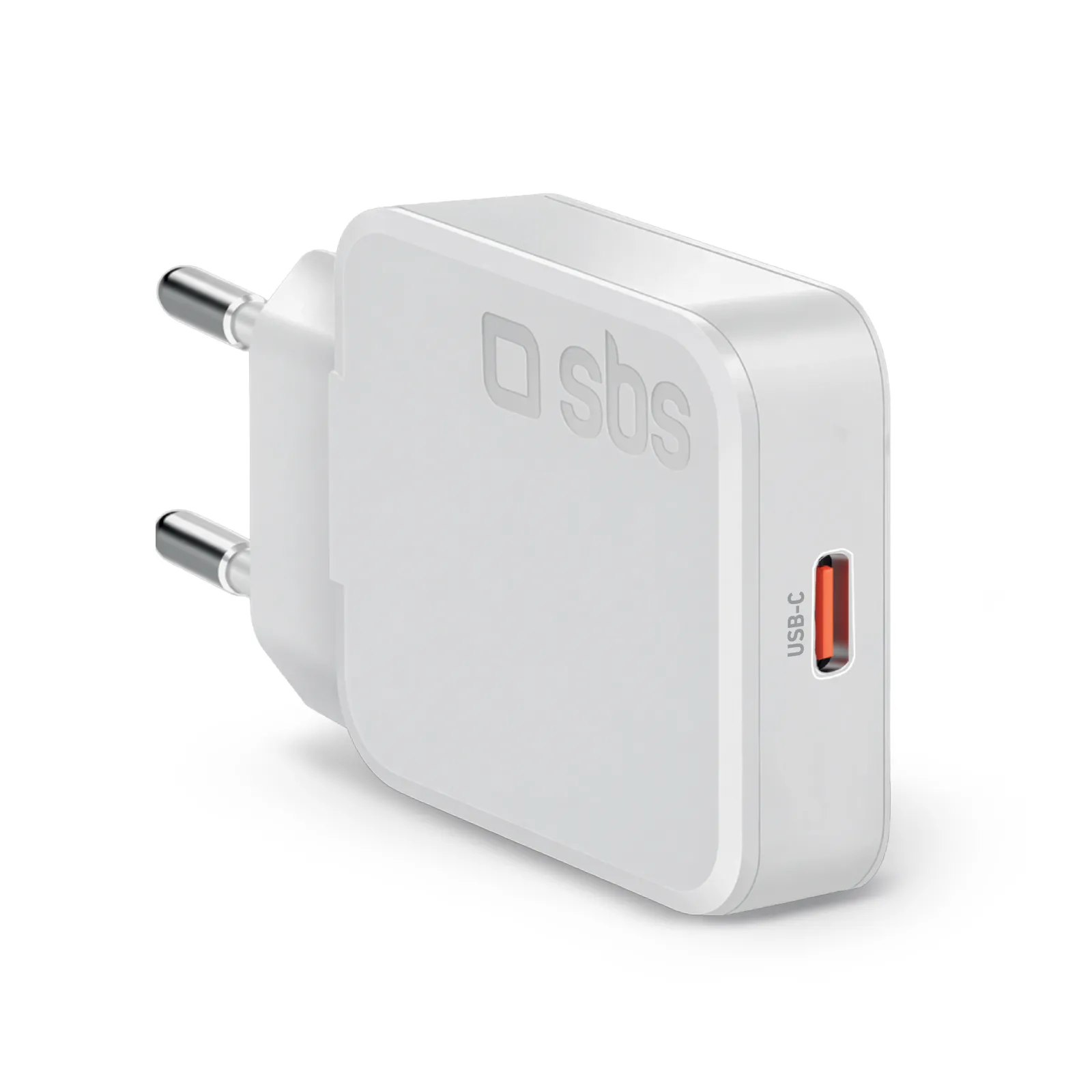 Ładowarka sieciowa SBS Slim GaN PD USB-C 30W Biały
