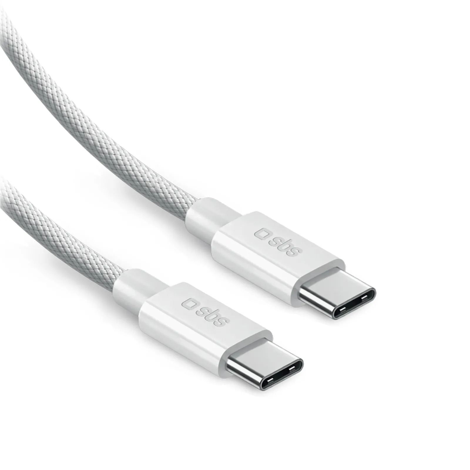 Kabel SBS USB-C do USB-C 240W 2m Biały