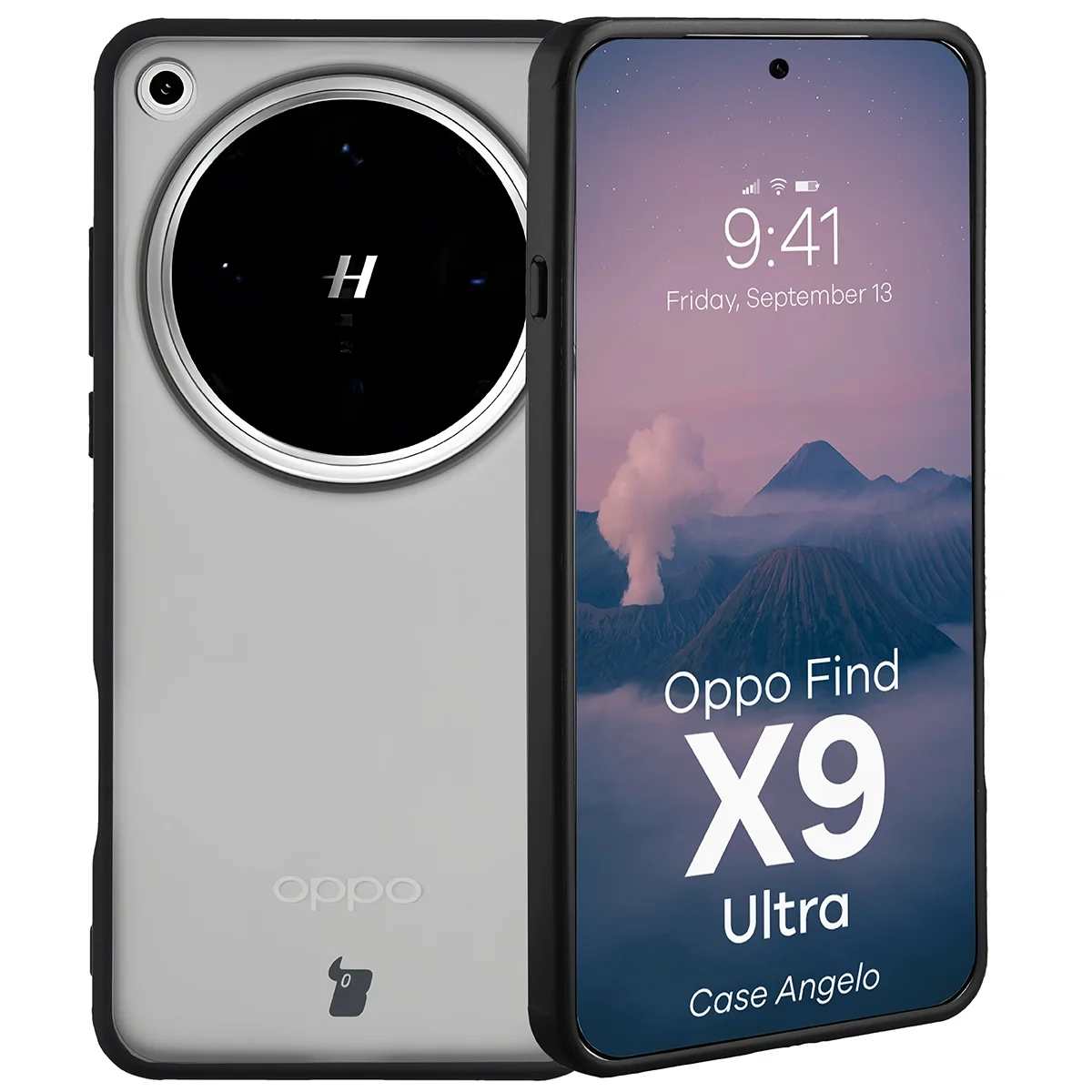 Etui Bizon Case Angelo do Oppo Find X9 Ultra Czarny