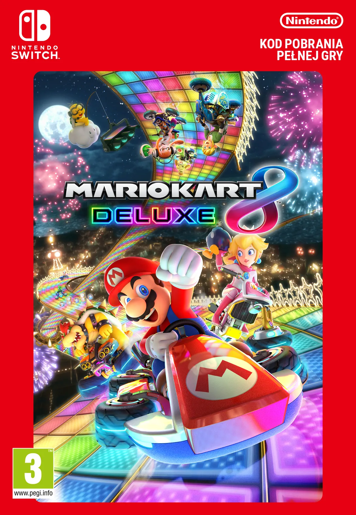 Mario Kart 8 Deluxe Gra na Nintendo Switch [Bon Aktywacyjny]