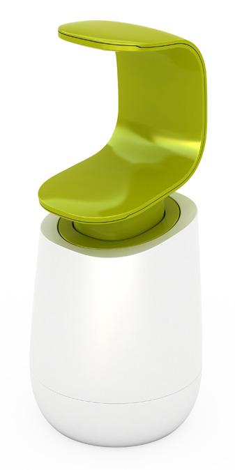 Joseph Joseph Dozownik na mydło C-pump (biało-zielony)