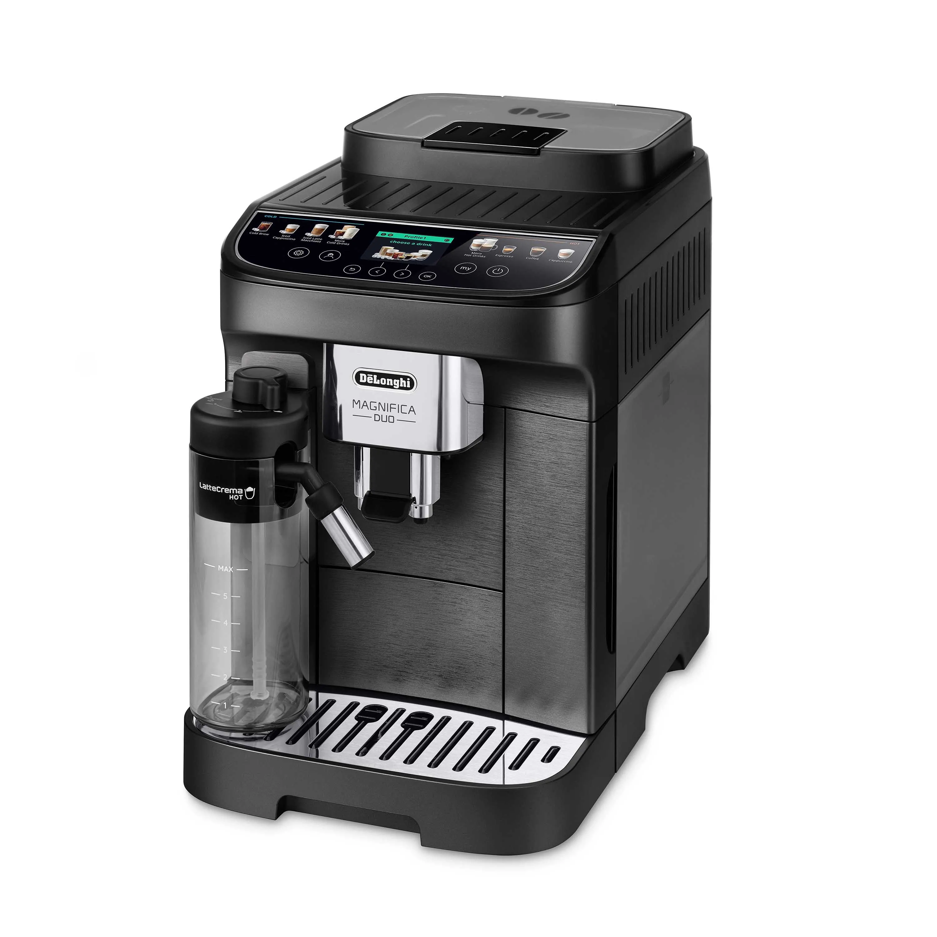 фото Кавомашина автоматическая Delonghi Magnifica Duo Brushed Black ECAM 330.80.BXB 2