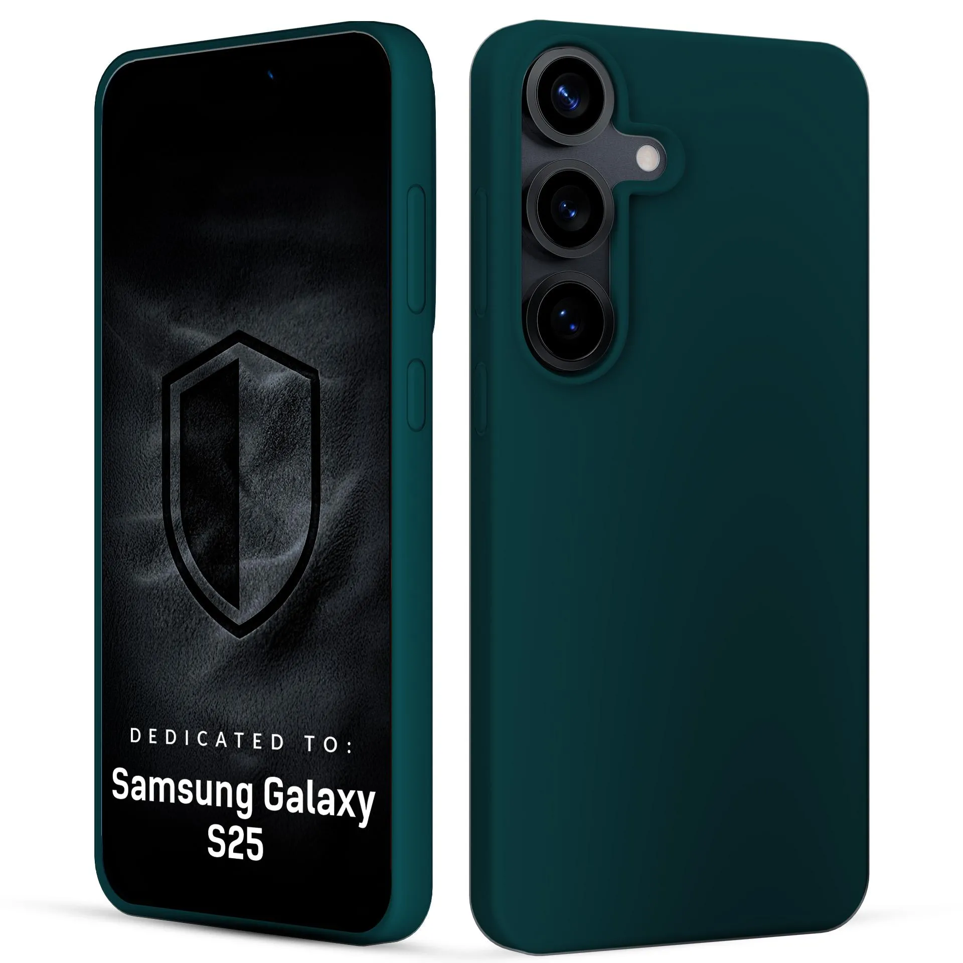 Etui 3mk Hardy Mellow Case do Galaxy S25 Ciemnozielony