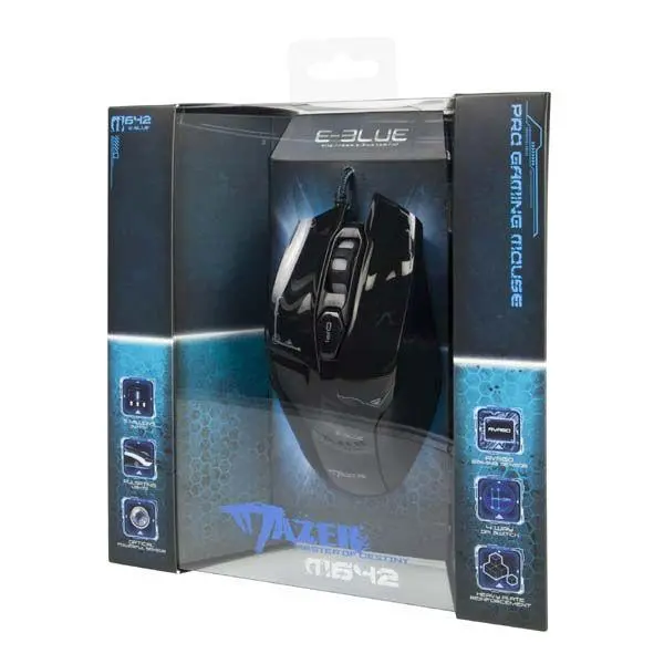 Myszka gamingowa E-BLUE Mazer Czarny