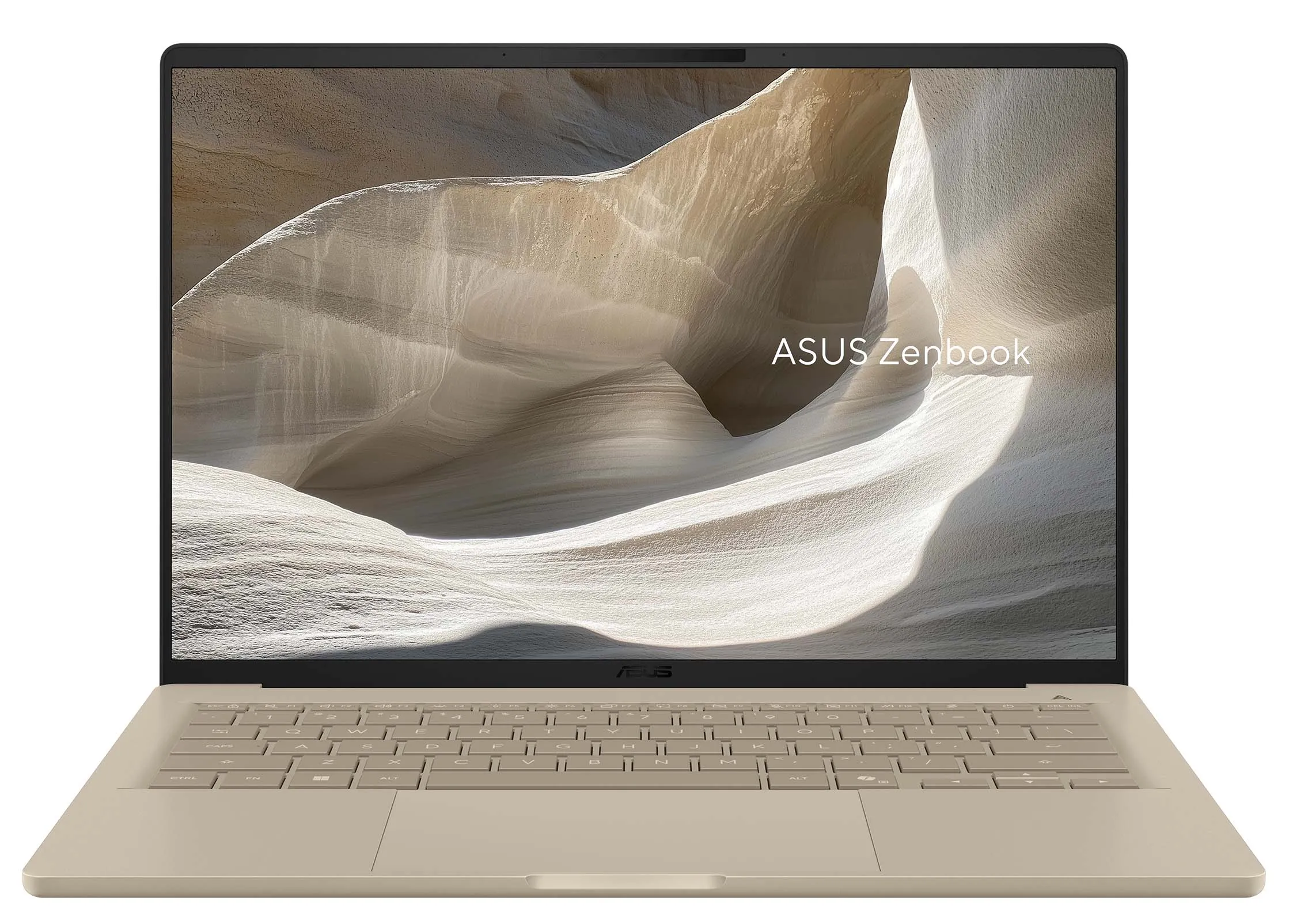 Laptop ASUS Zenbook A14 UX3407NA-QD166W OLED 14" Snapdragon X2 Elite X2E-88-100 16GB RAM 512GB Dysk SSD Win11 Beżowy Funkcje AI