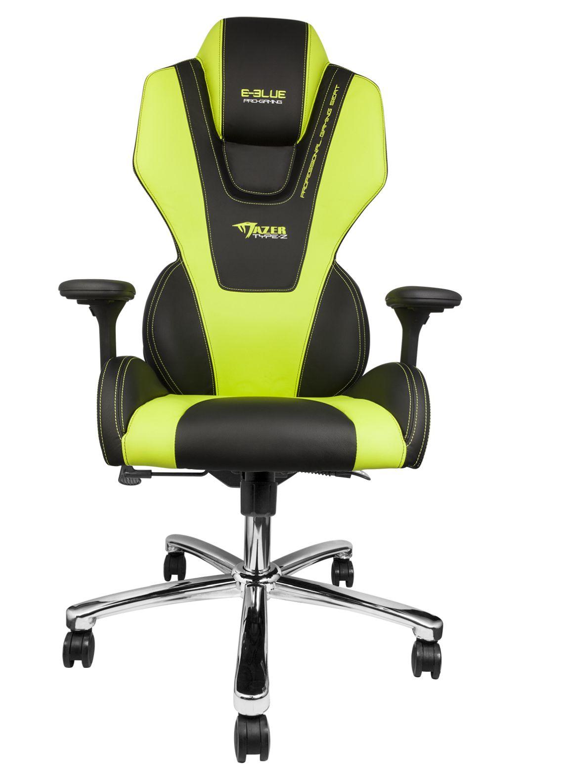 Fotel E-BLUE Mazer (zielono-czarny)