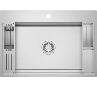 Zlewozmywak Deante Magnetic ZRM_010B Stal szlachetna Stalowy