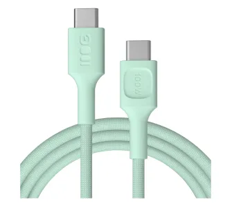 Kabel Green Cell PowerStream PD USB-C do USB-C 100W 2m Miętowy
