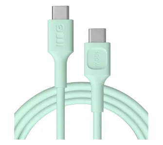 Kabel Green Cell PowerFlex PD USB-C do USB-C 2m 100W Miętowy