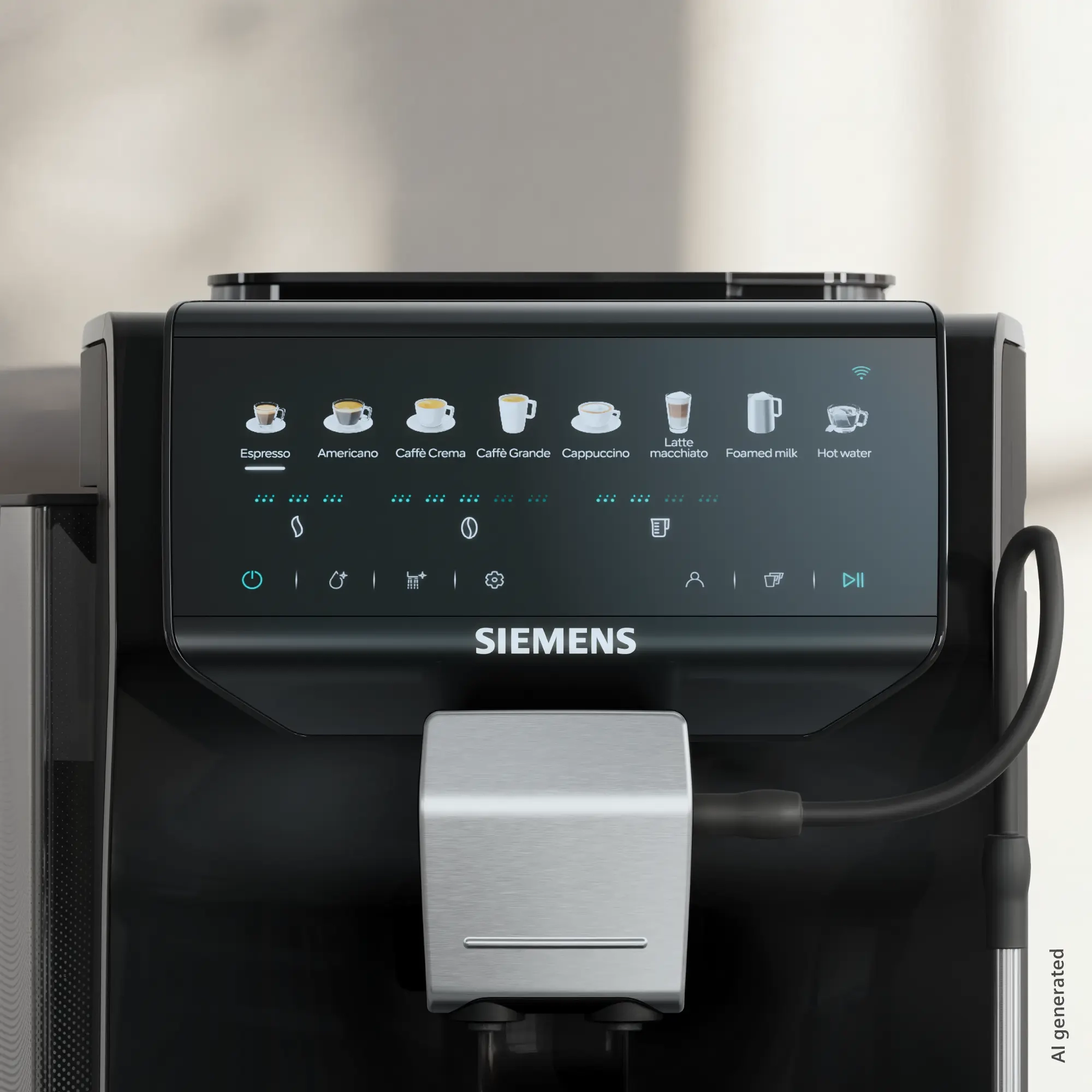 фото Кавомашина автоматична Siemens iAroma Piano Black TP555EM7 3