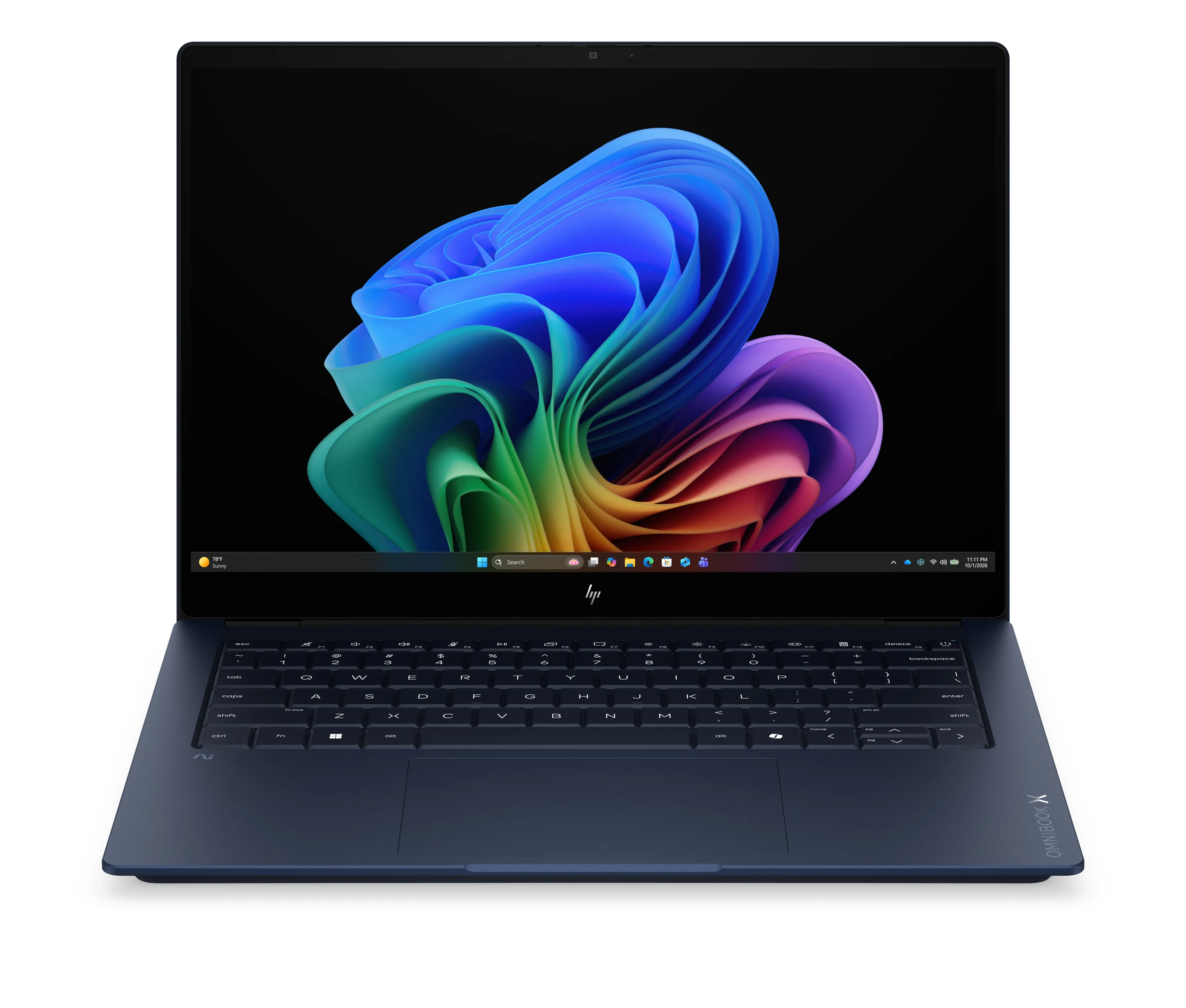 Laptop HP OmniBook X 14-ka0013nwx OLED 14"  Ultra 7 356H 24GB RAM 1TB Dysk SSD Win11 Niebieski Funkcje AI