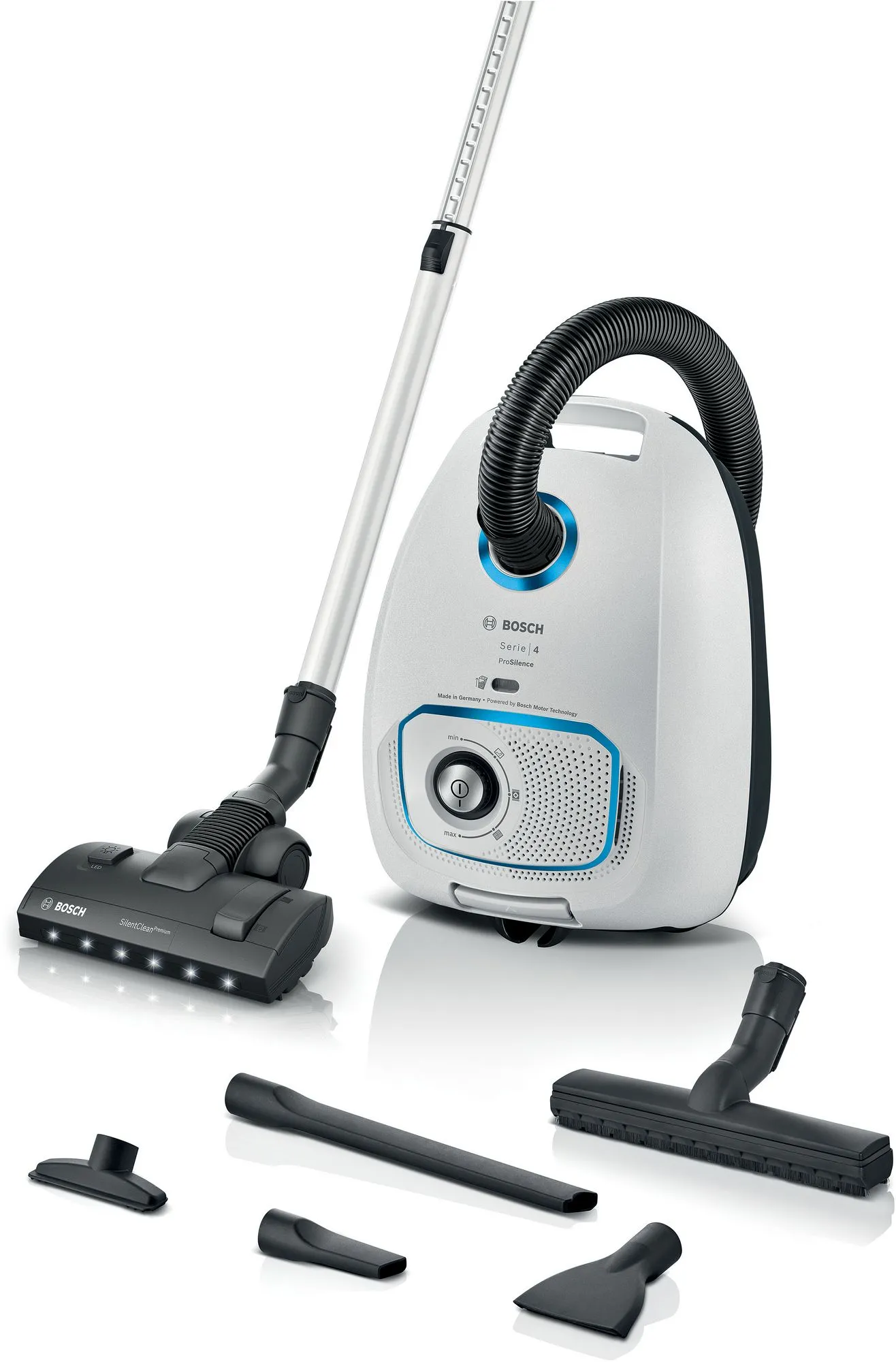 Odkurzacz Bosch ProSilence BGL41SIL1L 700W Szczotka do parkietów