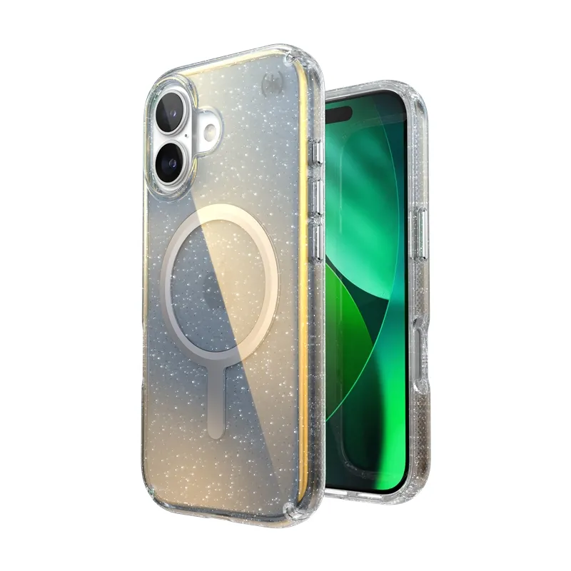 Etui Speck Presidio Lux MagSafe do iPhone 17 Brokatowe