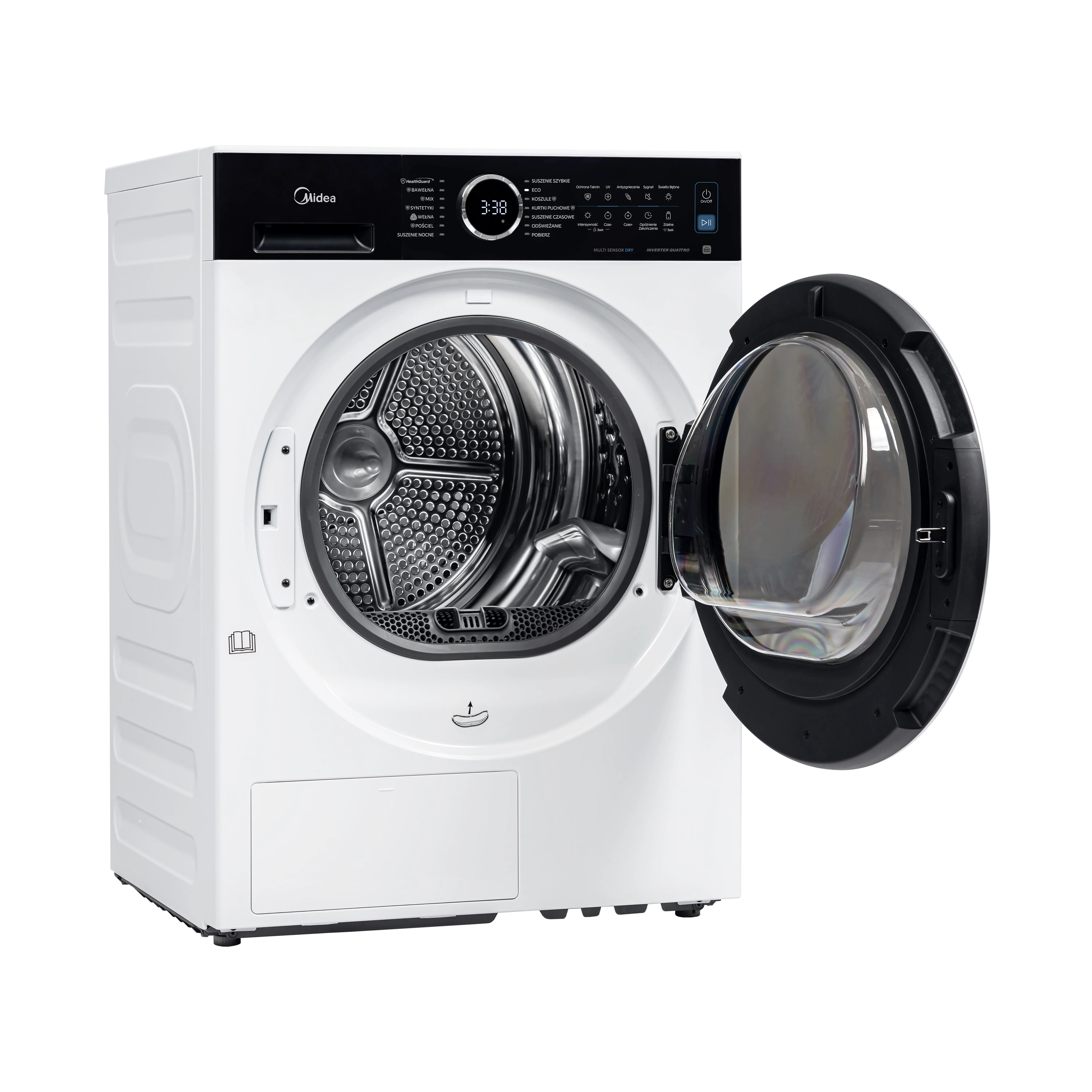 фото Автоматическая сушильная машина Midea MD205H90BW/W 3