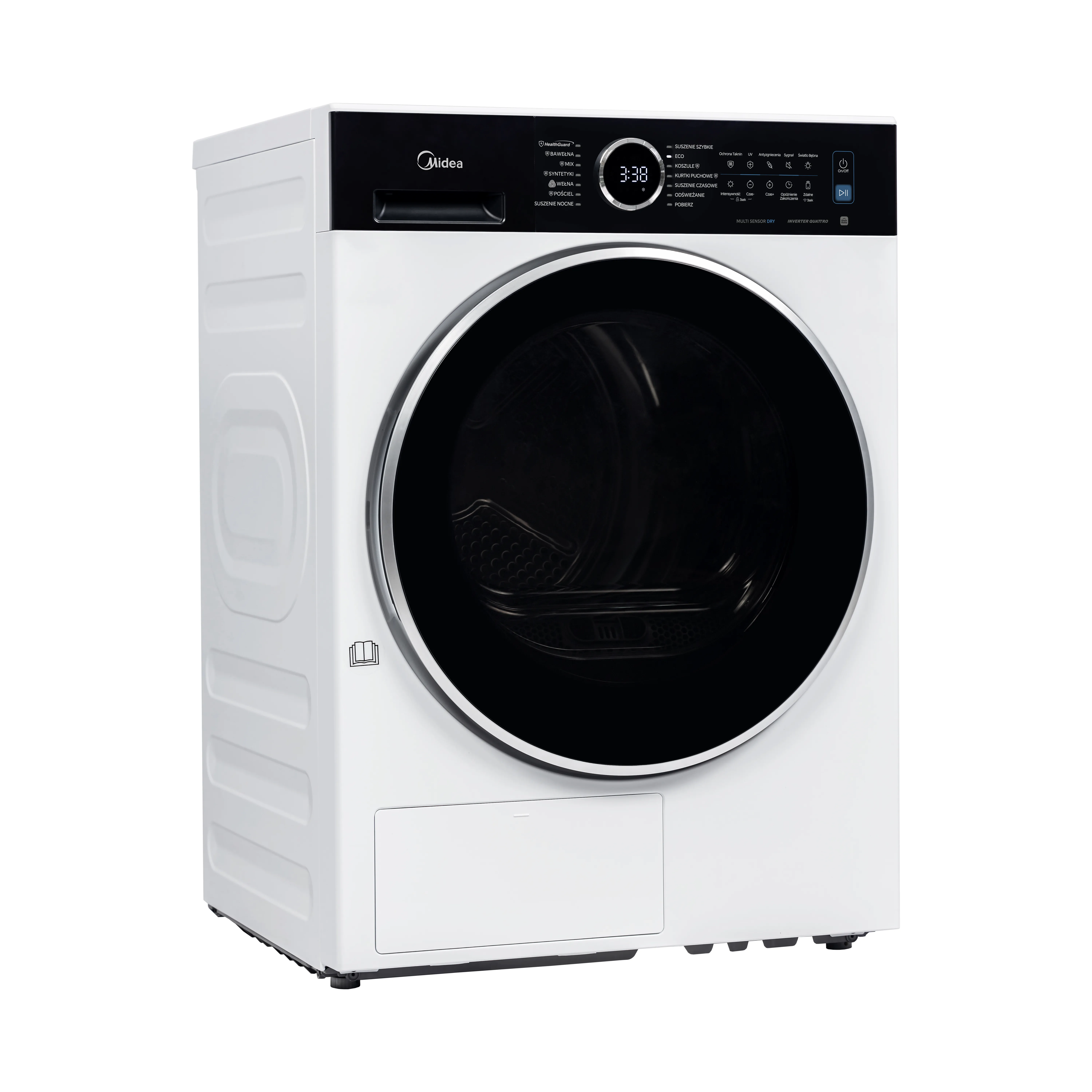 фото Автоматическая сушильная машина Midea MD205H90BW/W 2