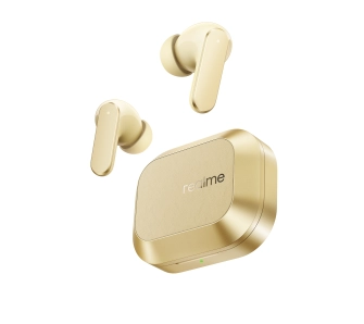 Słuchawki bezprzewodowe realme Buds Air8 Dokanałowe Bluetooth 5.4 Funkcje AI Złoty