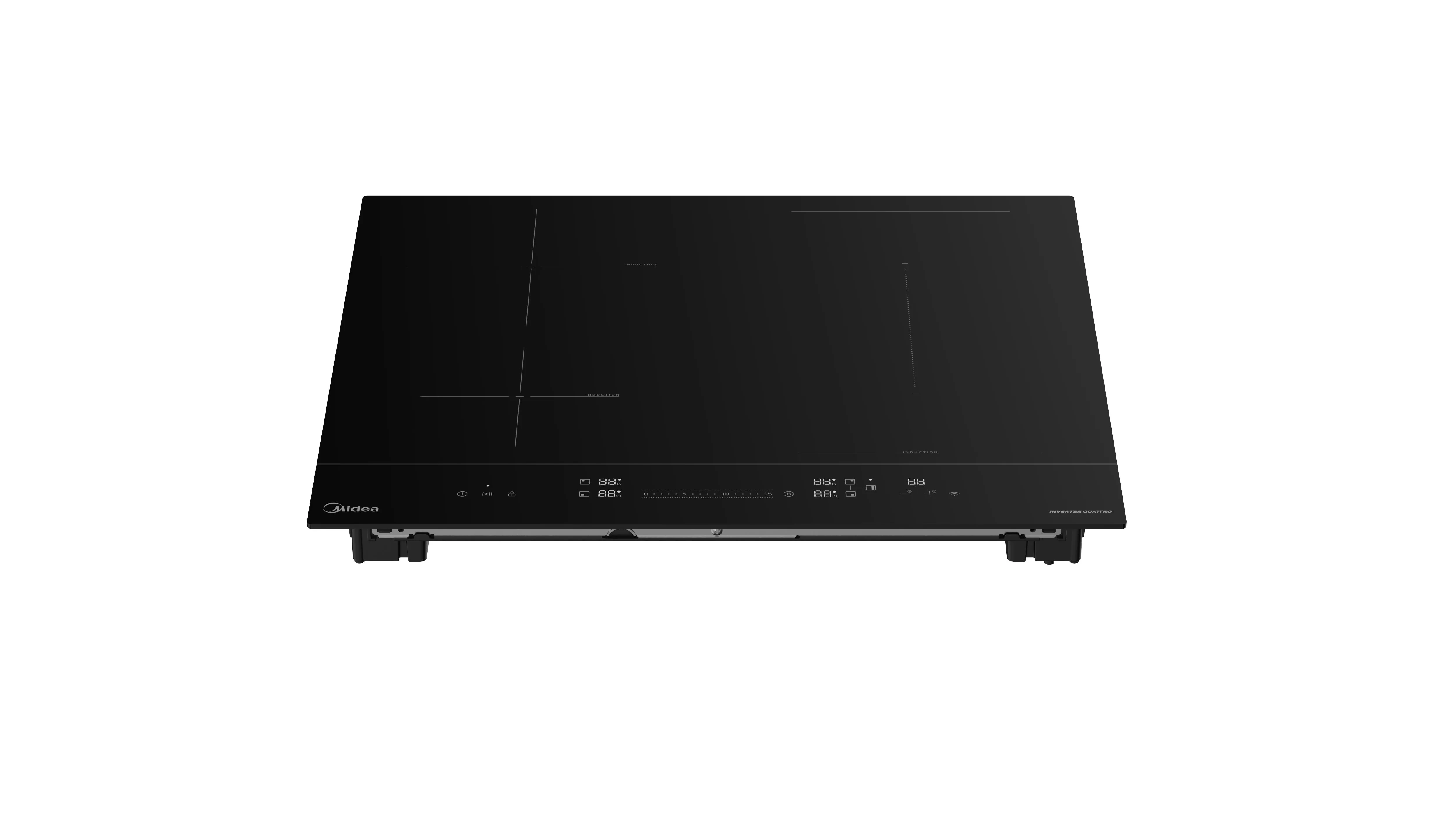 фото Индукционная варочная поверхность Midea MIH744BE325GKD 1